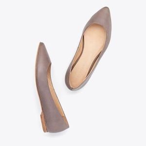 Nisolo “Ava” ballet flats, discontinued Dove Grey